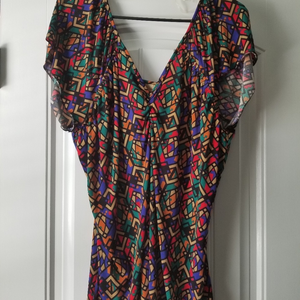 Colorful Tribal Print Shirt